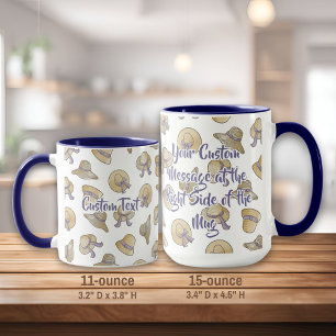 Female Summer Hats Beige Mug