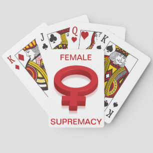 FEMALE SUPREMACY PLAYING CARDS