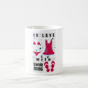 Female Swimmer - In Love With Swimming Coffee Mug