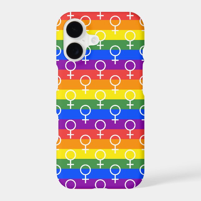 Female Symbol Rainbow Pattern (Back)