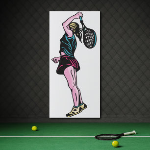 Female Tennis Player Poster