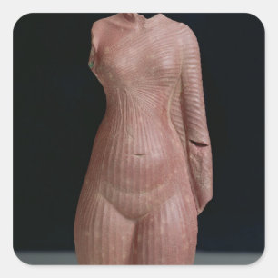 Female torso, probably Queen Nefertiti Square Sticker
