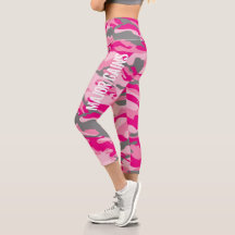 Female Trainer Pink Camo Custom Name Gym