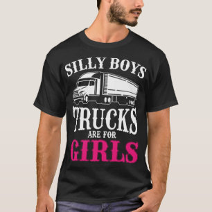 Female Truck Driver Funny Girl Trucker T-Shirt