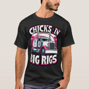 Female truck driver trucks are for girls girl Wom T-Shirt