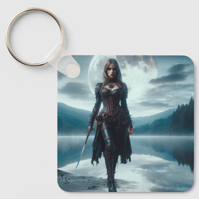 Female Vampire  Key Ring (Front)