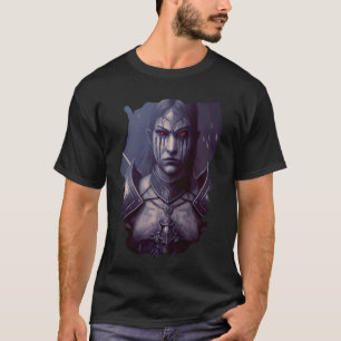 Female vampire knight in shadow T-Shirt
