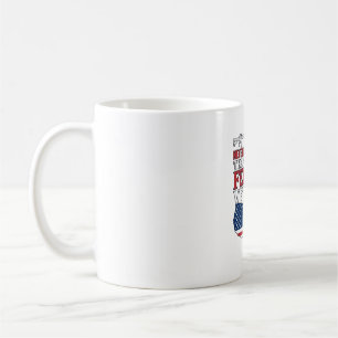 Female Veteran Power Patriotic Vintage Shirt Desig Coffee Mug