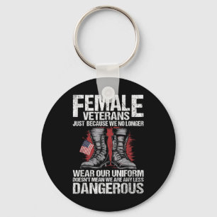 Female Veteran Usa Veterans Day Us Army Women Vete Key Ring