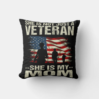 Female Veteran's Kids  She is not just a veteran S Cushion