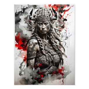 Female Viking A Photo Print