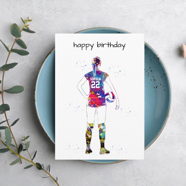 Female Volleyball Player Card (Creator Uploaded)