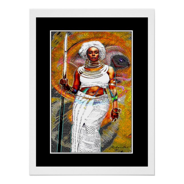 Female Warrior Poster (Front)