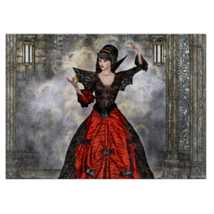 Female Wizard Cutting Board