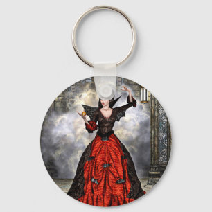 Female Wizard Key Ring