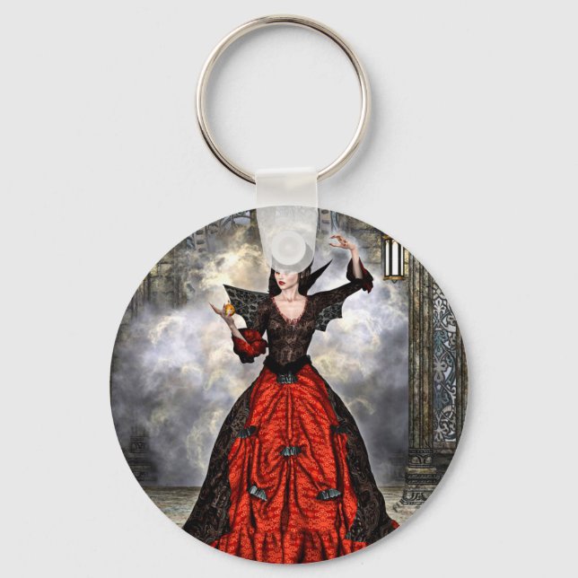 Female Wizard Key Ring (Front)