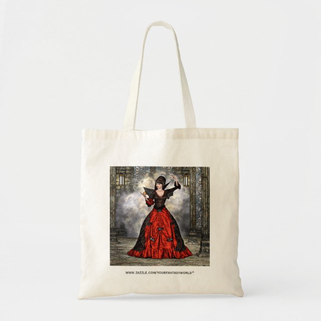 Female Wizard Tote Bag (Front)