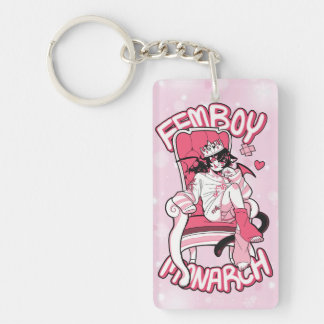 Femboy Monarch Key Ring