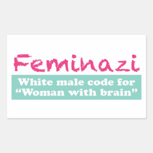 Feminazi Rectangular Sticker