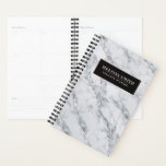 Feminine and minimal White Marble Planner<br><div class="desc">The wow effect is guaranteed with Feminine and minimal White Marble Planner - Modern Look template. Personalise this sleek planner to be uniquely yours. For further customisation, please click the "customise further" link and use the design tool to edit this template. All text style, colours, sizes can be modified to...</div>