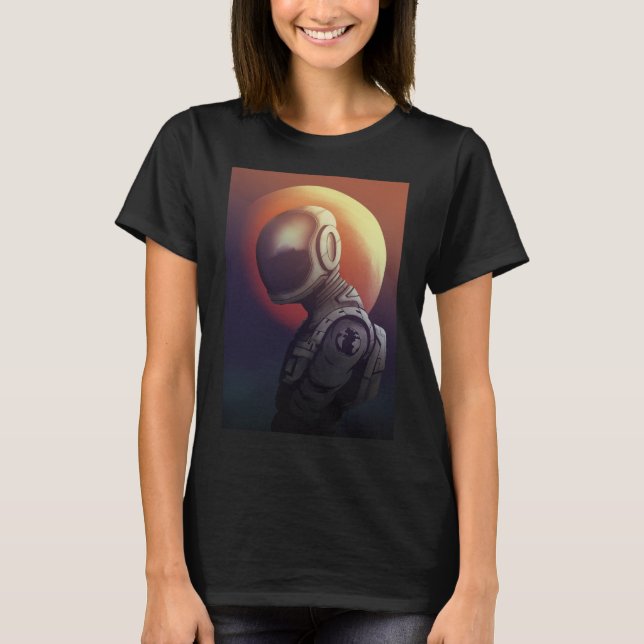 Feminine astronaut  T-Shirt (Front)