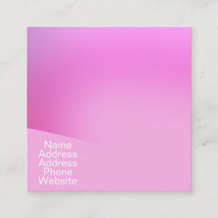 Feminine Business Card