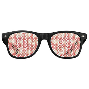 Feminine Custom Tulip Flower Nature Parties Retro Sunglasses