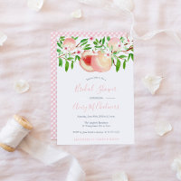 Feminine Elegant Sweet Peach Bridal or Baby Shower