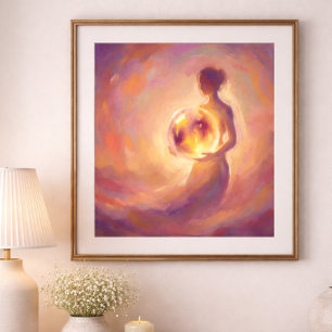 Feminine Energy Spiritual & Symbolic Poster