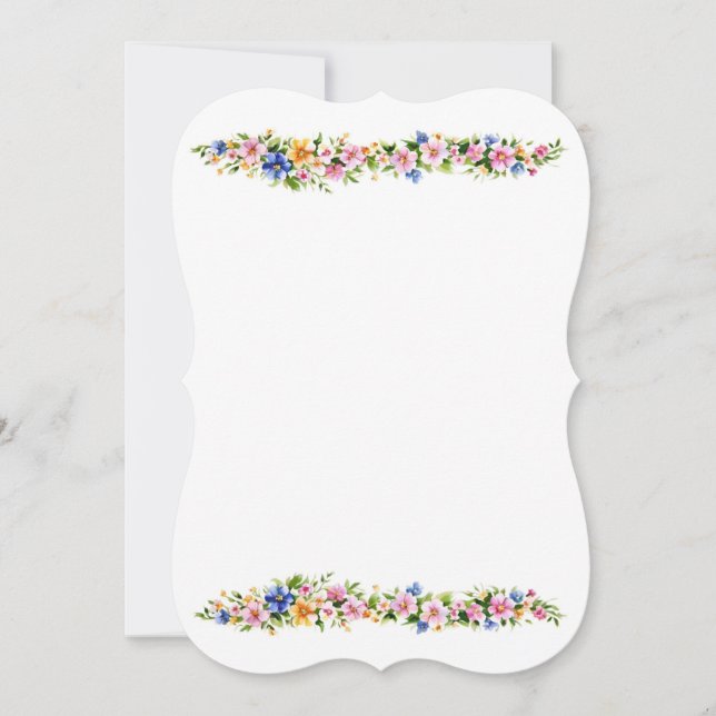 Feminine Floral spray - Scalloped edges. SO PRETTY (Front)