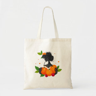 Feminine Fruit Art Print – Citrus Girl Tote Bag