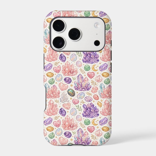 Feminine Gemstone Seamless Pattern (Back)