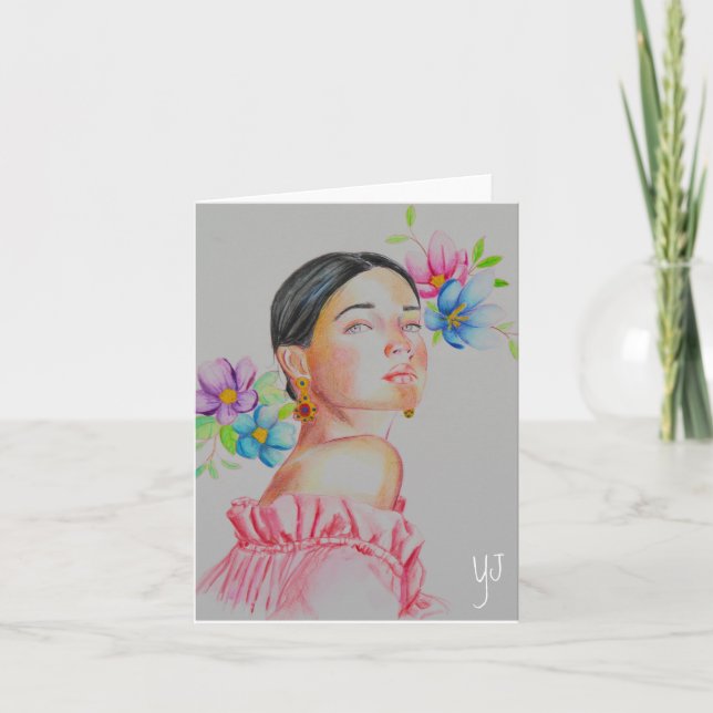 Feminine Genius Greeting Card #3 (Front)