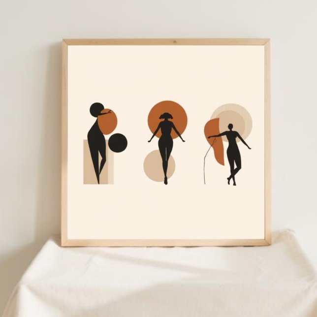 Feminine Geometric Line Art Set Poster (Creator Uploaded)