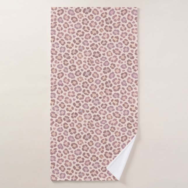 Feminine Leopard Pattern Bath Towel (Bath Towel)