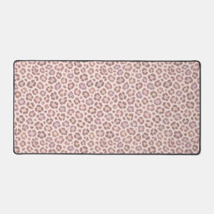 Feminine Leopard Pattern Desk Mat
