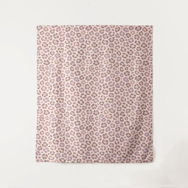Feminine Leopard Pattern Tapestry (Front)
