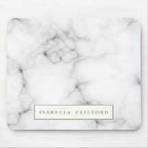 Feminine logo professional white and black marble