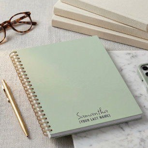 Feminine Minimalist Dusty Sage Planner