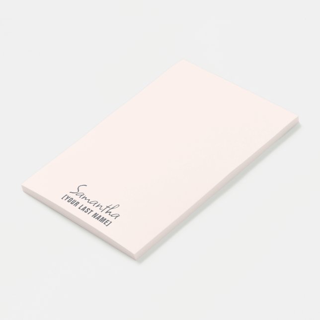 Feminine Minimalist Notepad | Dusty Sage (Angled)