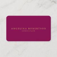 Feminine Minimalist Pink Gold Professional Trendy