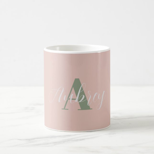 Feminine Monogram Mug (Center)