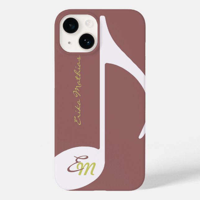 feminine musical note Case-Mate iPhone case (Back)