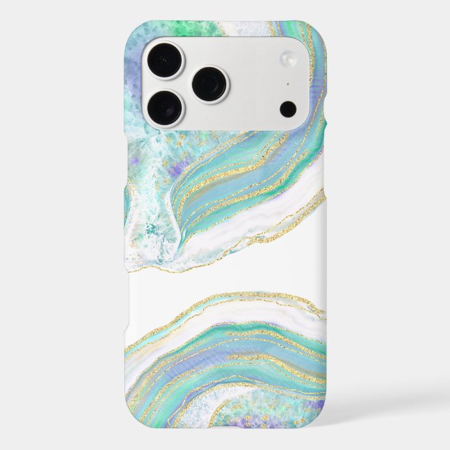 Feminine Pastel Agate Pattern (Back)
