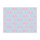 Feminine Pink Blue Double Happiness Chinoiserie