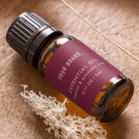 Feminine Pink Essential Oil Dropper Bottle Wrapper