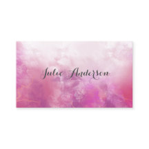 Feminine Pink marble floating ink