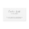 Feminine script custom logo modern white minimal