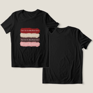 Feminine Stripes Coffee Mum Quote Tri-Blend Shirt