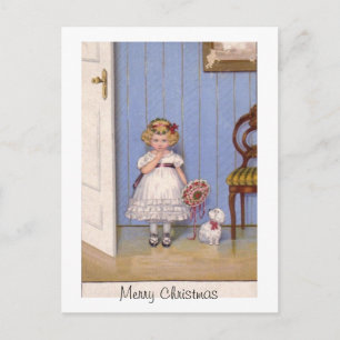 Feminine Ways Christmas Postcard